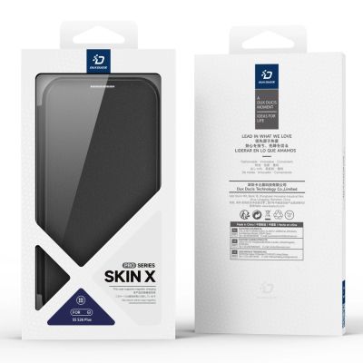 11. Dux Ducis Skin X Pro MagSafe-kompatible Brieftaschenhülle für Samsung Galaxy S26+ - Schwarz