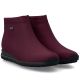 4. Rieker TEX 98251-35 wasserdichte, gefütterte Damen-Ankle-Boots in Burgunderrot