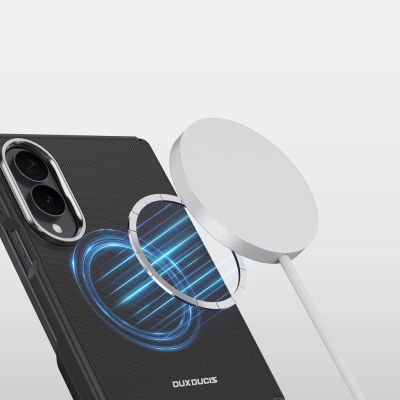 13. Dux Ducis Vyne MagSafe-kompatible Hülle für Samsung Galaxy Z Fold 8 – Schwarz