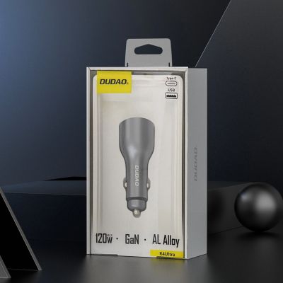 7. Dudao R4Ultra 120W Power Delivery Quick Charge , USB-A und USB-C - Grau