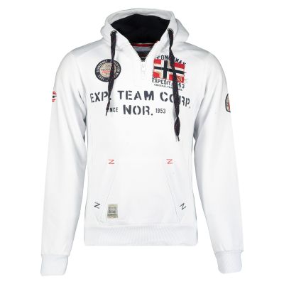 Herren-Sweatshirt Geographical Norway GOPTAINE MEN 100 EO BS2 (WT1885H/GN-WHITE)