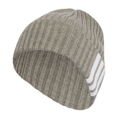 adidas 3 Stripes Beanie Mütze grau KG7764