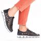 11. Rieker W RKR652 marineblaue durchbrochene Lederschuhe