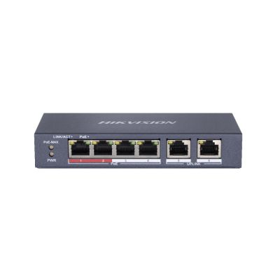 HIKVISION DS-3E0106P-E/M 6-Port PoE-Switch