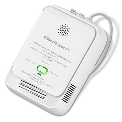 7. QOLTEC ERDGASLECKSENSOR | CH4-DETEKTOR | NG | TUYA | WLAN | 85DB-ALARM | LED