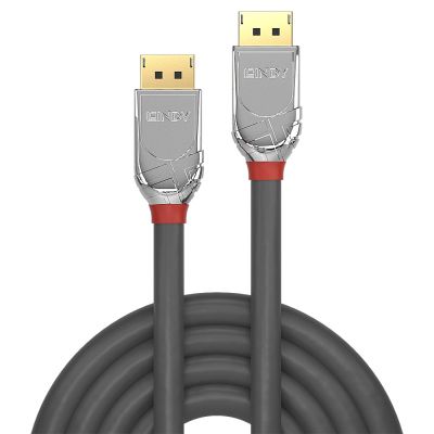 2. Lindy 36303 DisplayPort-Kabel 3 m Chrom, Grau