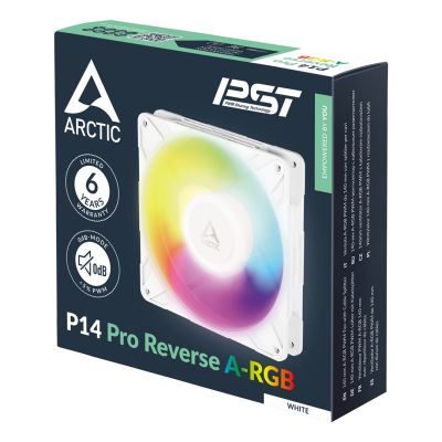 7. ARCTIC Freezer P14 Pro Reverse A-RGB (Weiß) - 3er-Pack Computergehäuselüfter 14 cm Weiß 3 Stück.