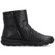 2. Rieker Z0066-00 Wasserdichte, gefütterte Damen-Lederstiefel, Schwarz