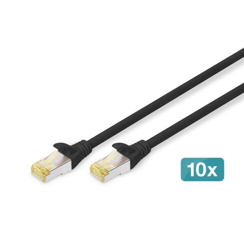 39. 10-Zoll-Netzwerkset: 9HE-Wandschrank, Ablage, Steckdosenleiste, 8-Port-Switch, Cat.6-Anschlussfeld, schwarz