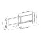 10. Statten Sie sich mit einer 32"-75"-Wandhalterung / 1TFT-Motor aus. 2Joints 50Kg sw lite Retail