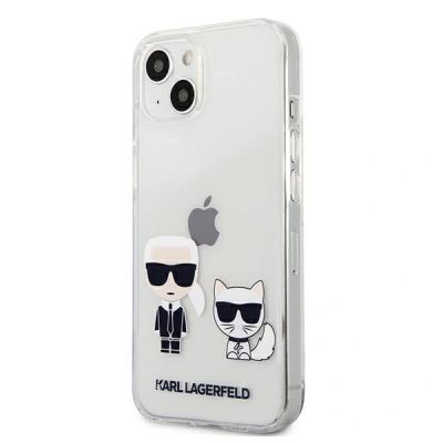 2. Transparente Karl Lagerfeld Karl & Choupette Hülle für iPhone 13 mini - transparent