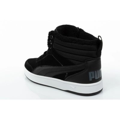 5. Puma Herren Rebound Street schwarze gefütterte Stiefeletten