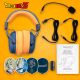 7. Blade DB2001 Kopfhörer/Headset, kabelgebunden & kabellos, Gaming-Kopfbügel, USB Typ-C, Bluetooth, Schwarz, Grau, Orange