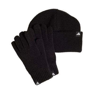 Adidas Kinder-Set Mütze + Handschuhe schwarz JP2783