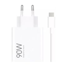 Xiaomi HyperCharge Combo 90W 6,1A USB-A-Wandladegerät mit USB-C-Kabel – Weiß