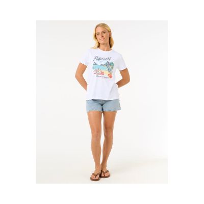 4. RIP CURL Crystal Standard Tee Weiß