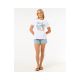 4. RIP CURL Crystal Standard Tee Weiß
