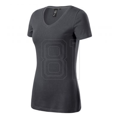 Malfini Action V-Ausschnitt T-Shirt W MLI-70183 hellanthrazit