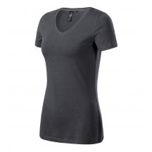 Malfini Action V-Ausschnitt T-Shirt W MLI-70183 hellanthrazit