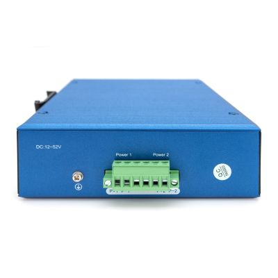 5. Industrieschalter 16x 1000Base-TX + 2x Uplink 1000Base-FX (ohne Modul) DIN erweiterter Temperaturbereich.
