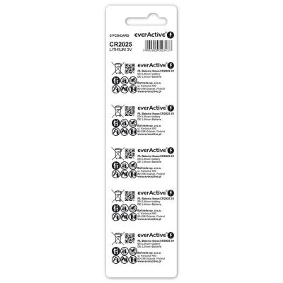 2. EVERACTIVE LITHIUM-BATTERIEN CR20255BL BLISTER - 5 STÜCK.