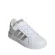 2. Adidas Grand Court 3.0 Kinderschuhe Weiß und Silber JP9368