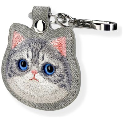 4. Nimmy New Big Eyed Pet 2.0 Katzen-Tracker-Hülle – Grau