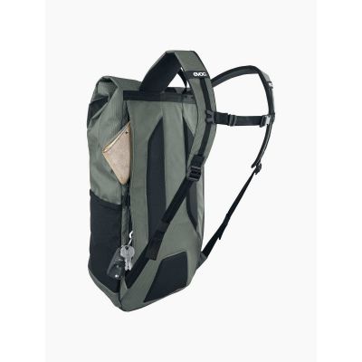 6. EVOC Reiserucksack 16 Dunkeloliv - Schwarz