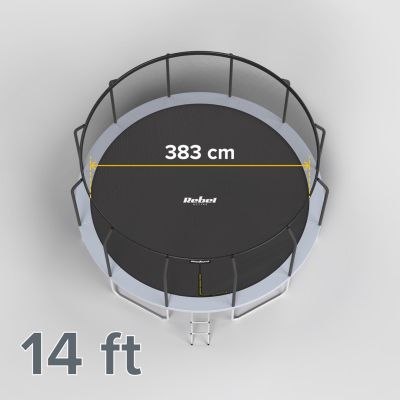 3. REBEL ACTIVE TRAMPOLINE PRO 14FT/427CM, NETZ, LEITER RBA-8004