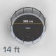 3. REBEL ACTIVE TRAMPOLINE PRO 14FT/427CM, NETZ, LEITER RBA-8004