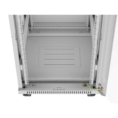 10. Lanberg FF01-6822-12SL 22U Freistehendes Rack Grau