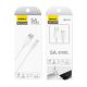 14. Dudao Kabel USB Typ C 2.1A 1m weiß (L4T 1m weiß)