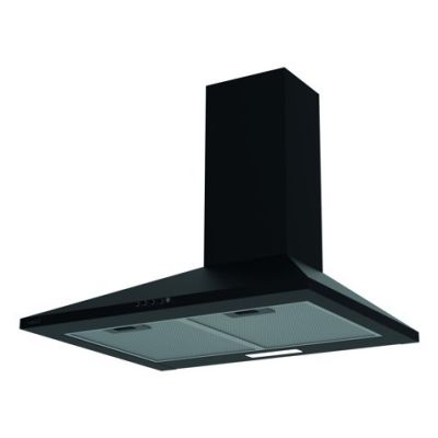 CATA Dunstabzugshaube, VK 6000 BK, Wandmontage, Energieeffizienzklasse A, Breite 60 cm, 395 m³/h, mechanisch, LED, schwarz