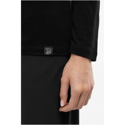 3. Damen-Sweatshirt Viking Longsleeve Andali – Schwarz/Hellgrau, Größe: M