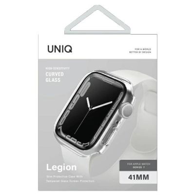 2. Uniq Legion-Gehäuse für Apple Watch Series 7/8/9 41 mm transparent/klar