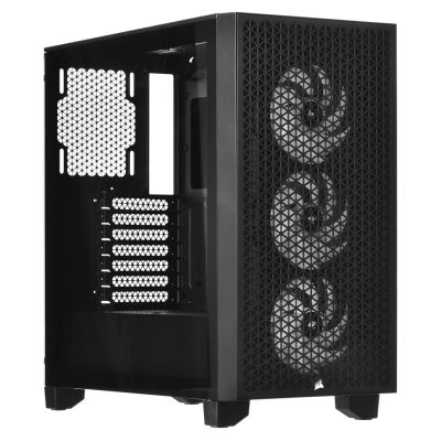 3. Corsair 3000D RGB AIRFLOW Schwarzes Gehäuse