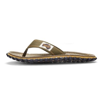 4. Gumbies Herren-Flip-Flops ISLANDER FLIP-FLOP PALM LEAF KHAKI