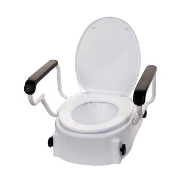 4. Toilettensitzverlängerung mit Griffen
