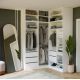 6. AUFSATZ 60 OPENO WEISS – Regal für modularen Kleiderschrank, 60 cm, fürs Schlafzimmer