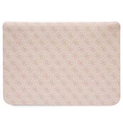 3. Guess 4G Printed Stripes Hülle für einen 16-Zoll-Laptop – Rosa