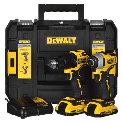 3. DeWalt 18V Kombi-Kit DCD709+DCF809 2x2,0Ah DCK2062D2T