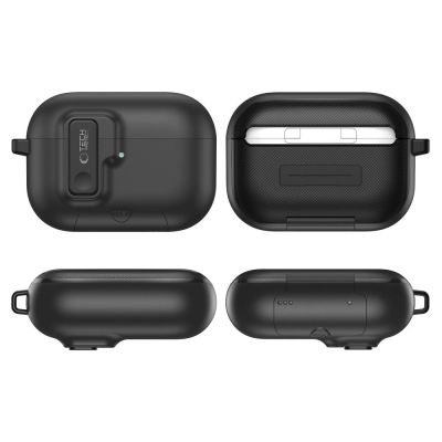 5. Tech-Protect Slim Hook Hülle für AirPods Pro 3 – Schwarz
