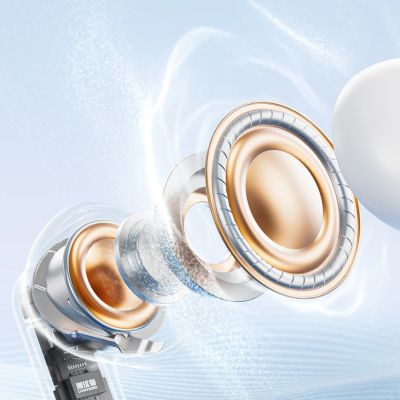 17. Joyroom JR-FB1 Funpods Bluetooth 6.0 In-Ear-Kopfhörer (TWS) mit KI-Funktionen – Weiß