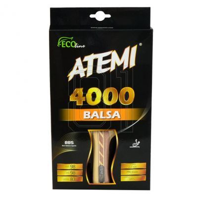 Atemi 4000 Balsa Concave 17204 Tischtennisschläger