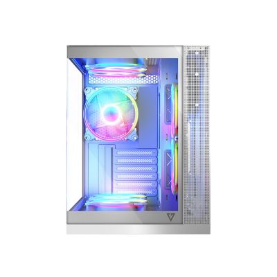 8. MODECOM VOLCNO PANORAMA APEX ARGB 3F MIDI WEISSES GEHÄUSE