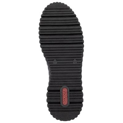 10. Rieker W N2501-00 schwarze Keilschuhe