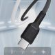 3. Dudao L9C Max 240W PD USB-C - USB-C 2m Kabel - Schwarz