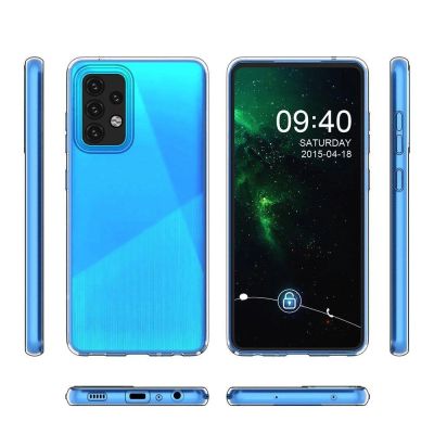 4. Ultra Clear 0.5mm Silikon Gel Handyhülle Schutzhülle für Honor 50 Pro transparent