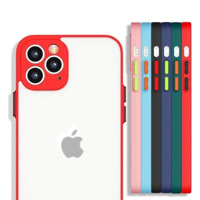 9. Milky Case Flexible, durchscheinende Silikonhülle für Samsung Galaxy A72 4G Rot