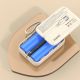 6. Dudao K14 10000 mAh Powerbank mit USB-C/ Lightning -Kabeln – Beige